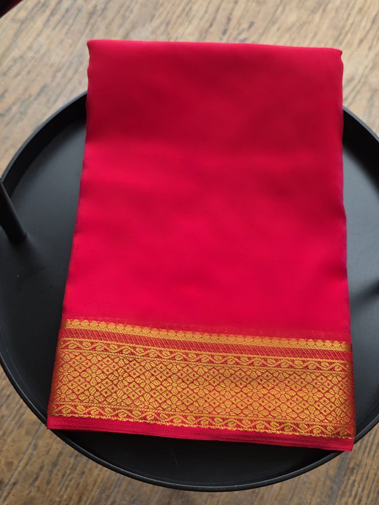 Semi Mysore Silk Saree